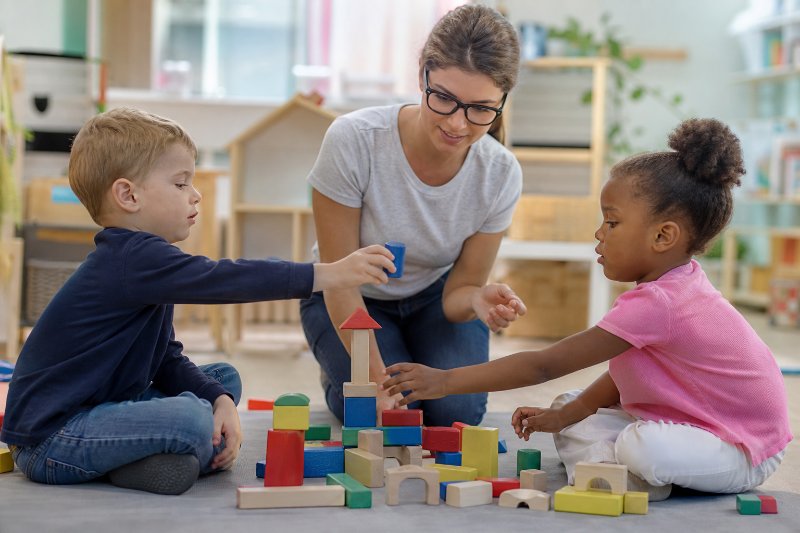Social emotional learning for kids through cooperative block play