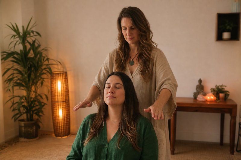 New Windsor energy healing session for calm before holiday stress